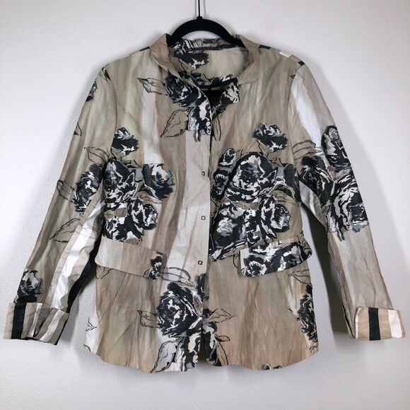 Annette Gortz Unique Textured Blazer Jacket Size 38 or Medium - Picture 1 of 9